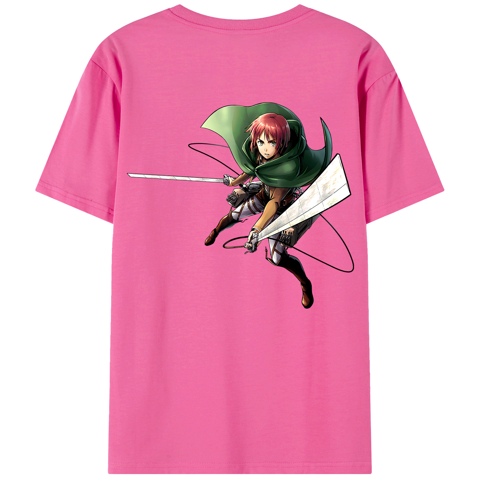 （画像用） 進撃の巨人 Attack on Titan レディース半袖Tシャツ(バックプリント)